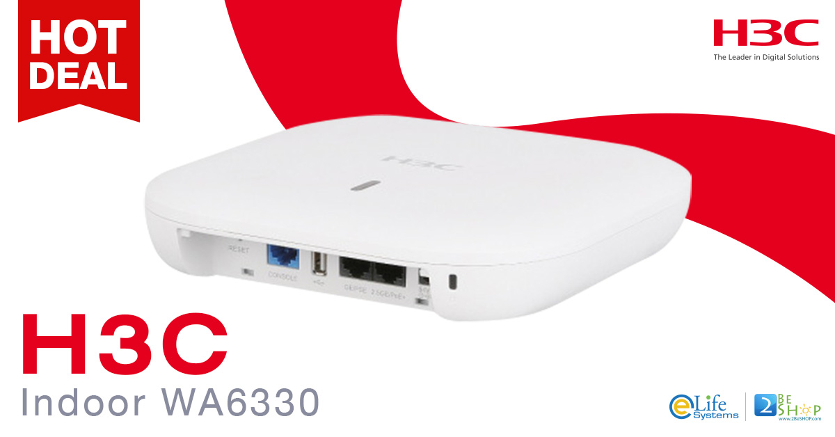 ช้อป [EWP-WA6330-FIT] H3C Indoor WA6330 ราคาถูก ซื้อออนไลน์ที่นี่ ส่งฟรี